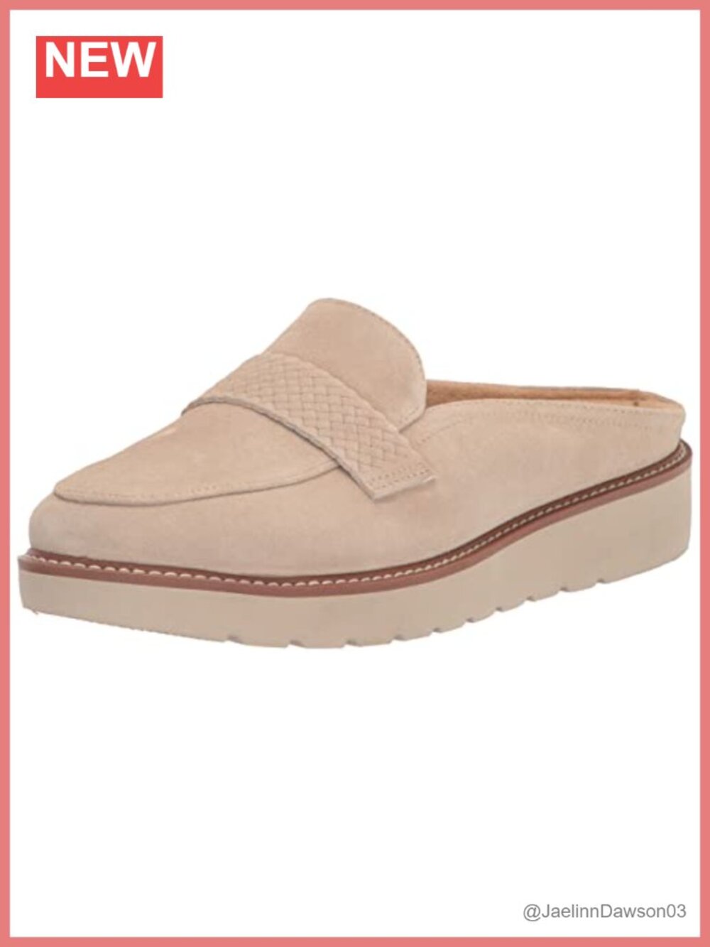 Naturalizer Women's Adiline Mule Slip-on Suede Chunky Lug Sole Comfort Shoes